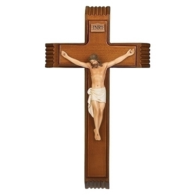 14" SICK CALL CROSS SET, INCLUDES 2 CANDLES & MINI BOTTLE