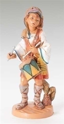 5" JARETH THE DRUMMER BOY NATIVITY FIGURE, FONTANINI