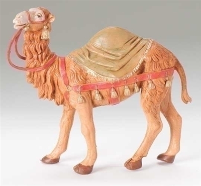 5" CAMEL WITH BLANKET FIGURE, FONTANINI