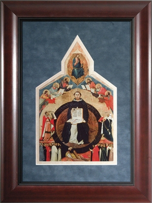 St. Thomas Aquinas, Matted, 8" X 12"
