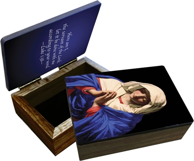Madonna in Prayer Keepsake Box
