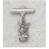 STERLING SILVER GUARDIAN ANGEL BABY PIN