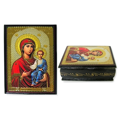 VIRGIN MARY AND A CHILD 3 1/2" x 2 /8"
