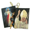 Blessed Pope John Paul II & Divine Mercy Two Sided Rosary Pouch