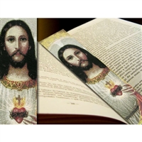 Sacred Heart Jesus Book Marker 9 1/8" x 2"