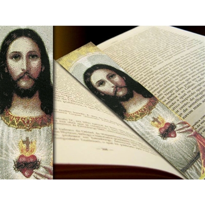 Sacred Heart Jesus Book Marker 9 1/8" x 2"