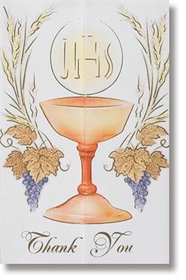 Chalice & Grapes Thank you