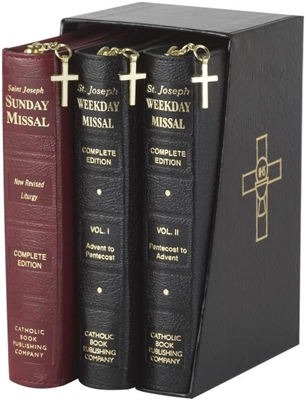 St. Joseph Daily And Sunday Missals, Complete Gift Box 3-Volume Set
