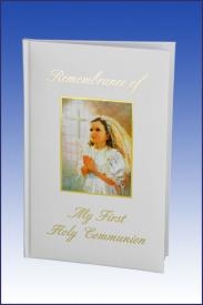 Remembrance of My First Holy Comm Blessing Album-Girl