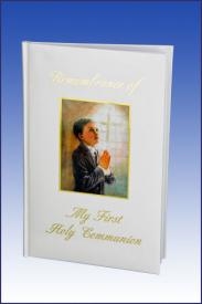 Remembrance of My First Holy Comm Blessing Album-Boy