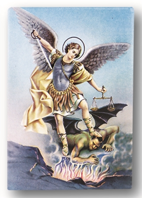 St. Michael Magnetic Plaque- 2x3
