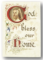 God Bless Our Home Magnetic Plaque- 2x3