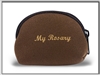 Brown Neoprene Rosary Pouch