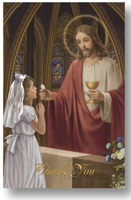 Child of God Girl's First Comm Thank You Notes