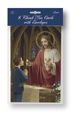 Child of God Boy's First Comm Invite Notes