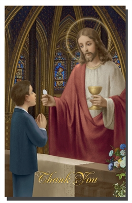 Child of God Boy's First Comm Thank You Notes