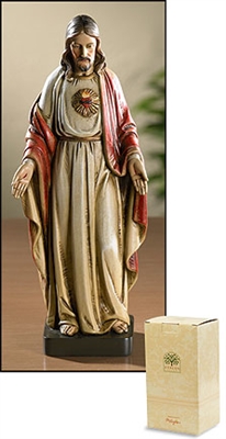 8" Sacred Heart of Jesus Statue