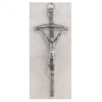 5" Metal Papal Crucifix, boxed