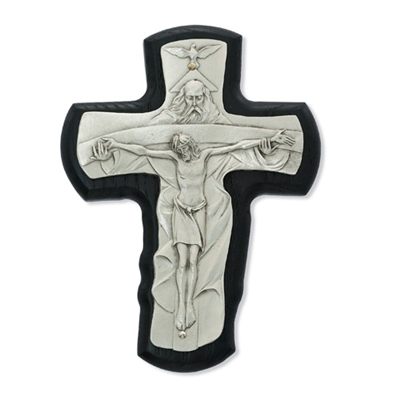 5.5 in Black Trinity Crucifix