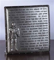 4.75 in Armor of God Desk Plaque