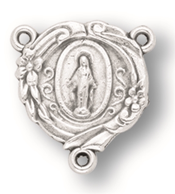 Fancy Miraculous Rosary Centerpiece