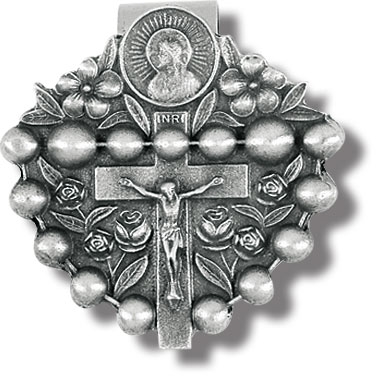 Rosary Auto Visor Clip