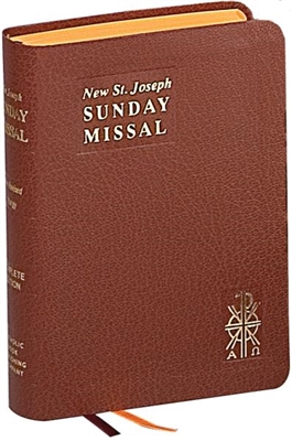 St. Joseph Sunday Missal, Brown, Flexible