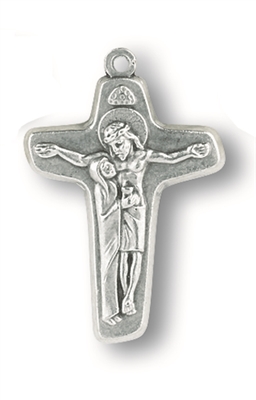 Sorrowful Mother Crucifix 1.25" - Silver