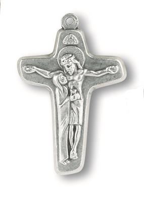 1.75" Sorrowful Mother Crucifix, Silver
