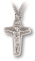 Sorrowful Mother Crucifix 1.75" on 24" Chain