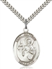 St. Matthew the Apostle Medal<br/>7074 Oval, Sterling Silver