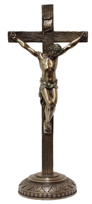 13.75" Standing Crucifix