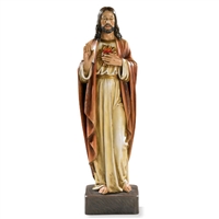 (116) Sacred Heart of Jesus Statue, 22.75 in