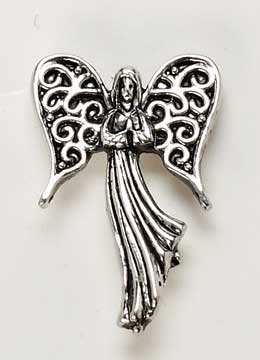 ANGEL ON MY SHOULDER PIN, .75"