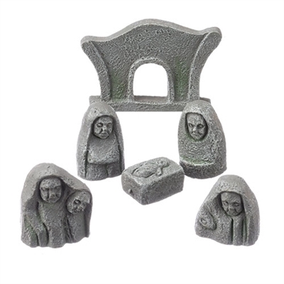 2" Celtic Nativity Figurines, 6-Piece Set