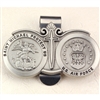 AIR FORCE VISOR CLIP/CARDED