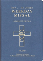 St. Joseph Weekday Missal, Vol. II, Pentecost to Advent, Blue