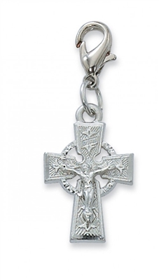 CELTIC CRUCIFIX CLIPABLE CHARM