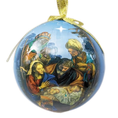 For We Have Seen His Star Decoupage Ornament