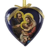 Adoring Family Heart Decoupage Ornament