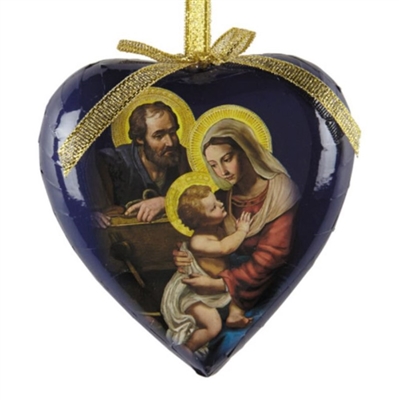 Adoring Family Heart Decoupage Ornament