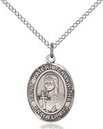 St. Kateri Tekakwitha Medal<br/>8438 Oval, Sterling Silver