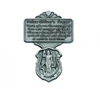 POLICE OFFICER'S PRAYER VISOR CLIP