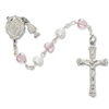 PEARL & PINK CRYSTAL ROSARY