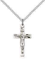 0001SS/18SS <br/>Sterling Silver Crucifix Pendant