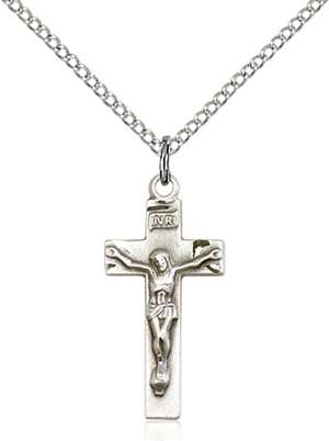 0006SS/18SS <br/>Sterling Silver Crucifix Pendant