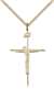 0010GF/18GF <br/>Gold Filled Crucifix Pendant