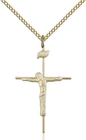 0010GF/18GF <br/>Gold Filled Crucifix Pendant