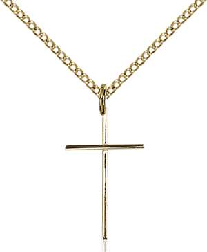 0014MGF/18GF <br/>Gold Filled Cross Pendant