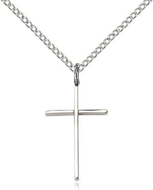 0014MSS/18SS <br/>Sterling Silver Cross Pendant